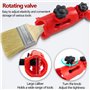 Extension de manche de fixation pour pinceaux multi-angles - Support universel pour brosse à peinture - Outil pour la plupart de