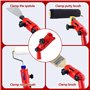 Extension de manche de fixation pour pinceaux multi-angles - Support universel pour brosse à peinture - Outil pour la plupart de