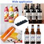2 Pièces Range Bouteille Frigo, Silicone Rangement Bouteille de Vin Support Empilables étagère à Vin pour Cuisine Garde Manger (