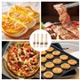Lot de 4 Pinceau Alimentaire, Pinceaux à Pâtisserie pour Pâtisserie Pinceau Cuisine Poil Naturel Brosse à Beurre Badigeonnage Po