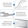 YAKLEE Clé pour Vélo Casque Kit de Direction pour Vélo Clés à Cône de Moyeu 30 32 36 40mm Clés Plates à Double Extrémité Clé 4 e