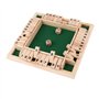 Sharplace Jeu de Plateau en Bois avec 2 Dés et Plaque de Chiffres 1-10 Parfait pour Divertissement et Enseignement Mathématique