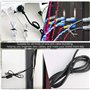 TANCUDER 400 PCS Serre Cable Plastique Collier de Serrage Blanc et Noir Collier Serflex Plastique 15CM Attaches Torsadées en Pla