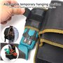 Pochette à outils d'électricien, organiseur portable pour ustensiles, poche d'équipement robuste, sac banane étanche pour encadr
