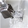 Deiss PRO Presse-Ail Inox Professionnel et Éplucheur d'Ail en Silicone - Épluche et écrase ail en quelques secondes - Extrêmemen