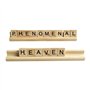 Porte-dominos en bois | Lot de 4 petits supports solides en bois portables - Cadeaux amusants pour les amis Jeux de Mahjong Port