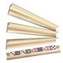 Porte-dominos en bois | Lot de 4 petits supports solides en bois portables - Cadeaux amusants pour les amis Jeux de Mahjong Port