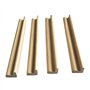 Porte-dominos en bois | Lot de 4 petits supports solides en bois portables - Cadeaux amusants pour les amis Jeux de Mahjong Port