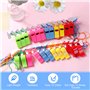 Sifflet Enfant, 72 Pièces Sifflets en Plastique Colorés Sifflets de Sport en Plastique avec Cordon, Sifflets Colorés pour Enfant