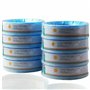Aleto Lot de 8 sacs poubelle de rechange pour poubelles à couches