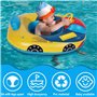 Bouée de natation gonflable pour enfant - Mignon - Siège de natation pour bébé - Avec corne et poignées - Jouet de piscine pour 