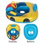Bouée de natation gonflable pour enfant - Mignon - Siège de natation pour bébé - Avec corne et poignées - Jouet de piscine pour 
