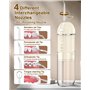 Jet Dentaire Hydropulseur Sans fil:Detartreur Dentaire avec 3 Modes et 4 Buses, Hydropulseurs et Irrigateurs Oral Dentaire Recha