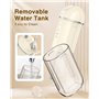 Jet Dentaire Hydropulseur Sans fil:Detartreur Dentaire avec 3 Modes et 4 Buses, Hydropulseurs et Irrigateurs Oral Dentaire Recha