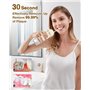 Jet Dentaire Hydropulseur Sans fil:Detartreur Dentaire avec 3 Modes et 4 Buses, Hydropulseurs et Irrigateurs Oral Dentaire Recha