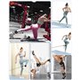 2Pcs Sangle Cheville Musculation Poulie, Sangle de Cheville Musculation Con Rembourré, Sangle Musculation et de Fitness sur Le C