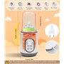 Bixury Chauffe Biberon Électrique Rapide 8 en 1 Chauffe Biberon Multifonction 220V 50W Décongelation Chauffe Petit Pots avec Con