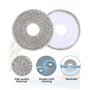 Kit Pièces d'rechange Compatible pour Roborock Q Revo master/Q Revo Slim,1 Paire de Brosses Principales, 4 Filtres, 4 Sacs à Pou