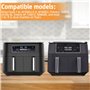 11 Piece Accessoires Air Fryer,Silicone Air Fryer Mould Accessories for Ninja Foodi AF400EU、 AF300EU、COSORI,、Tower 7.6L/8L/9L/9.
