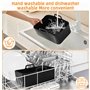 11 Piece Accessoires Air Fryer,Silicone Air Fryer Mould Accessories for Ninja Foodi AF400EU、 AF300EU、COSORI,、Tower 7.6L/8L/9L/9.