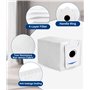 SOBEAU Accessoires pour ECOVACS DEEBOT X5 Omni /X5 Pro, 1 Brosse Principale, 4 Filtres HEPA, 6 Brosses Latérales, 6 Chiffon, 4 S