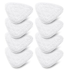SOBEAU Lot de 8 Housses de Rechange pour Nettoyeur à vapeur Vileda Steam & Vileda Steam Plus