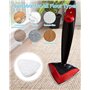 SOBEAU Lot de 8 Housses de Rechange pour Nettoyeur à vapeur Vileda Steam & Vileda Steam Plus, Accessoire Balai Vapeur Microfibre