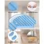 Kit d'accessoires pour Ecovacs Deebot Ozmo 950 920，1 brosse principale, 4 filtres HEPA, 10 brosses latérales, 6 chiffons, 1 bros