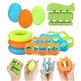 Jissta Lot de 10 Hand Grip Musculation Avant Bras