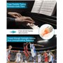 Jissta Lot de 10 Hand Grip Musculation Avant Bras,Renforceur de Doigt Exerciseur à la Main Exerciseur de Doigt à Ressort,Poignet