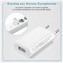 4-Pack Chargeur USB et Câble de Chargeur iPhone 3M Câble pour i-Phone 14/13/12/11/X/XS/XR/8/7/6/