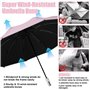 LPAMABA Parapluie Pliant Inversé Compact Parapluie Pliant Automatique Sun Proof Parapluies Protection UV Parapluies Voyage Anti 
