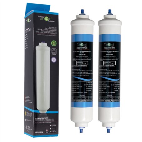 FilterLogic FFL-191X - 2x Filtres à eau externe compatible avec Samsung DA29-10105J