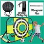 Lubibi Lot de buts de football pour enfant,But de Football 2 en 1,But de Football Pliable,Pop-up But de Foot Cage avec Sac Range