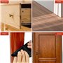 SLTAXAR 8 Pcs Outil de Grain de Bois en Caoutchoucpeigne en Caoutchouc Décor Faux Bois Grain à Effet Bois Rouleau Peinture Effet