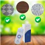 Geoviizon Solution de Nettoyage Accessoires Compatible avec ECOVACS DEEBOT T30 Omni/X2 Omni/T20 Omni/X1 Omni/X1e Omni/ X1 Turbo/