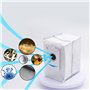 Geoviizon Lot de 18 accessoires de rechange compatibles avec ECOVACS X5 Omni (1 brosse principale, 4 brosses latérales, 4 filtre