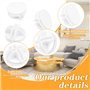 LANSKYLAN 20 Pcs Connecteur en Plastique de Cube Connecteurs Cubiques en Plastique Clip Organisateur Modulaire en Rainure Croisé