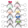 PRETTYLE Lot de 10 fermetures à clic pour porte-monnaie faites à la main avec perles acryliques, 5 cm