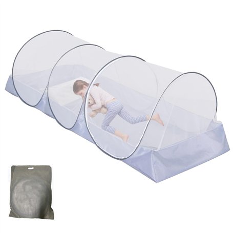 REDKNOT Moustiquaire pliable 190 x 90 x 90 cm - Moustiquaire pop-up pliable rapide et portable - Tente de camping épaisse avec f