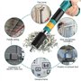 Cloueuse Rivet Gun avec 110 clous ronds,kits de pistolet à ongles en béton,Portable outil à ongles manuel en acier réglable à 5 