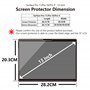 MEGOO [2 Pièces Microsoft Surface Pro 11 (2024)/ Surface Pro 9/Surface Pro 10/8/X Verre Trempé Protection d'écran,sans Bulles，Ul
