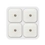 QUEAMBLER 20 Pièces électrodes pour Les électrostimulateurs Réutilisables Snap électrodes pour électrostimulation Musculaire TEN