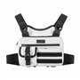 Fitdom Sac de Poitrine Tactique pour Homme avec Support de téléphone intégré. Ce Gilet EDC Rig Pouch est Parfait pour Les entraî