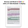 Meebook Colour E-Reader M6C | Ecran 6" Color E Ink Kaleido™ 3 | Smart Light | Android 11 | Ouad Core | Livres Audio | Google Pla
