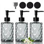 Omtofo 3 Pièces Distributeur Savon Noir