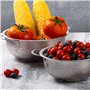 Lot de 5 Passoire Cuisine Inox Micro-PerforéE Avec Poignées Pour égouttage Rapide - Pour PâTes, Fruits, Riz, Légumes