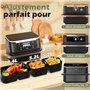 Accessoires pour Air Fryer cosori air fryer 10L Ninja 10.4l, Moule Silicone Air Fryer pour airfryer Ninja, Sans BPA, Réutilisabl