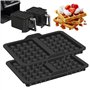 Accessoires pour Friteuse à Air Chaud - Lot de 2 Moules à Gaufres