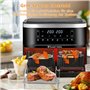 Accessoires pour friteuse à air chaud Russell Hobbs - 2 compartiments - 9 l - Moule en silicone - Accessoire pour friteuse à air